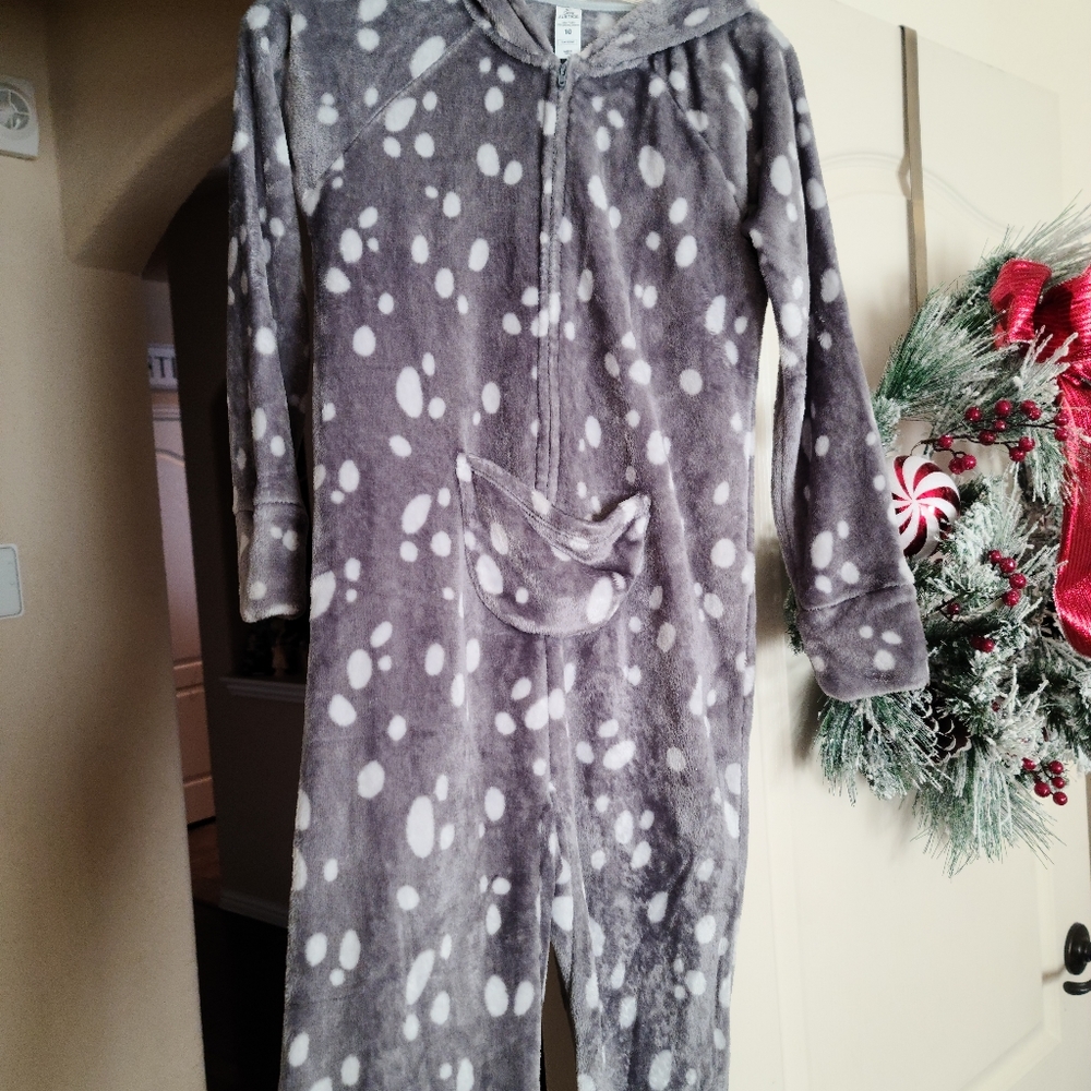 Justice sz 10 deer onesie